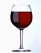 Glass of red wine