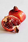 Pomegranate, halved