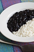 Arroz e feijao (Rice with black beans, Brazil)