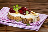 Toasted Camembert with cranberries