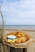 Fish and Chips am Meer