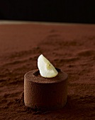 Chocolate fancy with pear