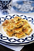 Baklava (Filo pastry with honey and nut filling, Greece)