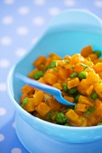 Carrots and peas for toddlers