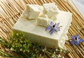 White Cheshire cheese (England) with herbs