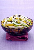 Mexican salad with chicken breast