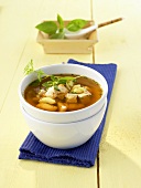 Fish soup with tofu