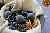 Blueberries and figs