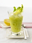 Jade Zinger smoothie (with cucumber and lemon sorbet)