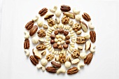 Still life of assorted nuts