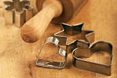 Biscuit cutters and rolling pin