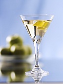 Martini with lemon