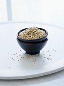 Quinoa in a small bowl