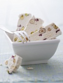 Nougat (Sweet made with honey and nuts)