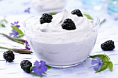 Blackberry mousse