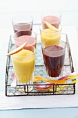 Fruit and berry smoothies