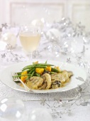 Pork with prunes for Christmas
