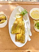 Trout with summer herbs and flaxseed oil