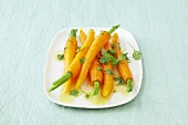 Carrots with chervil butter