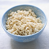 A bowl of whole-grain rice
