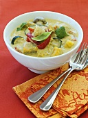 Kumara curry (Sweet potatoes in curry sauce)