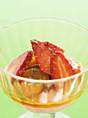 Strawberry and apricot dessert