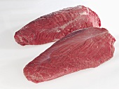 Beef: chuck eye steak (a cut from the shoulder)