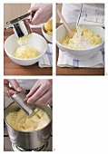 Making mashed potato