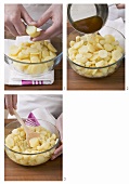 Making potato salad