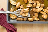 Spicy oven-roasted potatoes