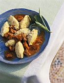 Gnocchi al sugo d'oca (Ricotta gnocchi with goose ragout)