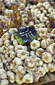 Garlic on a market stall