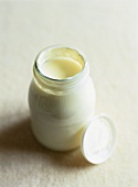 A jar of yoghurt
