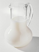 Whey in a glass jug