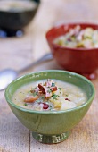 Cabbage soup with bacon