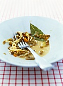 Lentils with spaetzle noodles (leavings)