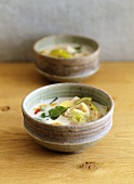 Chicken and coconut soup