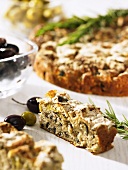 Olive bread with rosemary