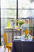 A table laid for spring