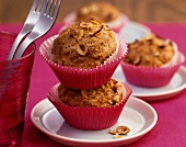 Cheese and hazelnut muffins with celery