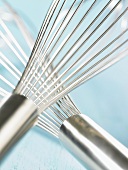 Two whisks (close-up)