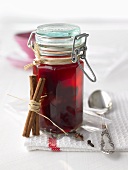 Cherries in brandy to give as a gift