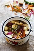 Broth with vegetables