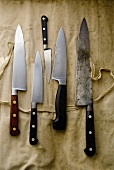 Various kitchen knives