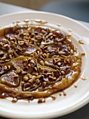 Caramelised fig tart with pine nuts