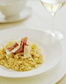 Risotto with ham and Parmesan