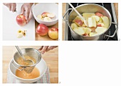 Making apple puree