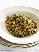 Chick-peas with herbs (Morocco)