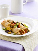 Buchweizencrepes mit Ratatouille