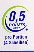 Weight Watcher's product label